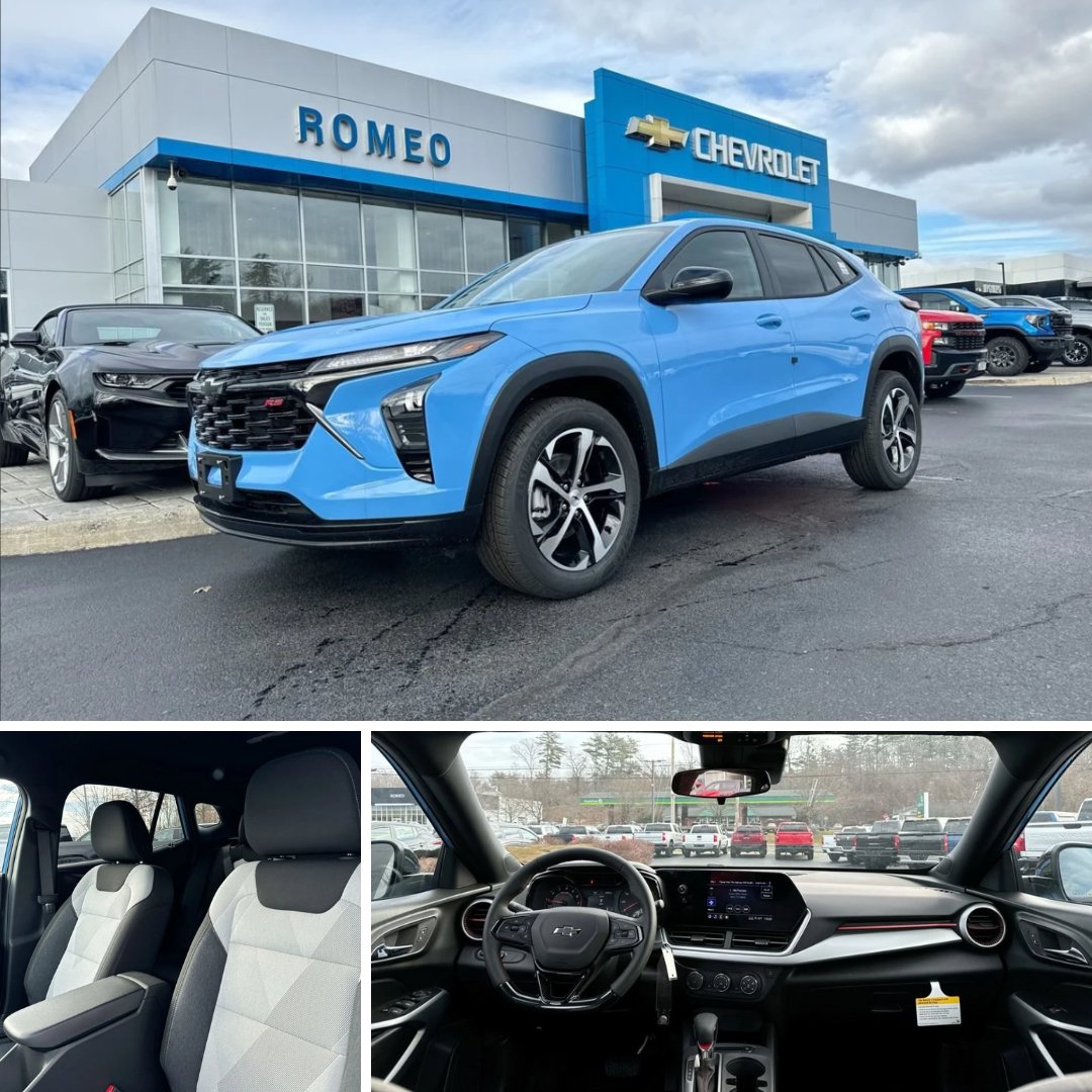 RomeoAutoGroup's tweet image. Make Dreaming of warmer days and brighter colors as the colder weather sets in? 🌞❄️ Keep those spring vibes alive in this Fountain Blue 2024 Chevrolet Trax 1RS 🌻 

See more here: 👉  rpb.li/izU

#RomeoChevyBuickGMC  #SpringDreaming #ChevyTrax1RS