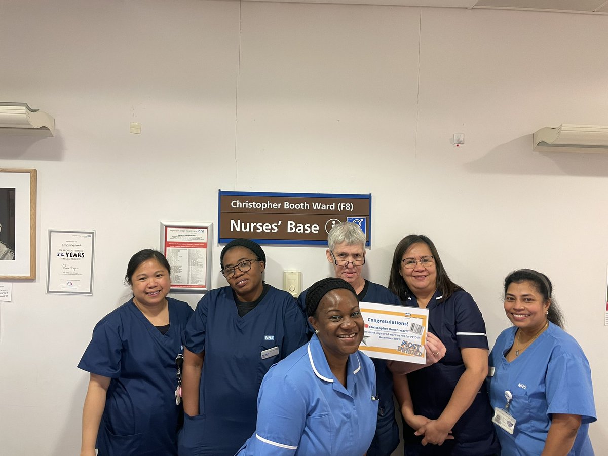 Huge congratulations to the staff on Christopher Booth ward. They have been awarded most improved ward at HH as they have significantly improved their use of PPID! Keep up the amazing work ⭐️⭐️⭐️ @DonnaGoodfellow #PPID #digitalhealth #digitaleducation #digitalnursing #nurseed