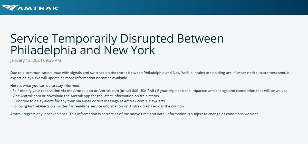 Amtrak Northeast tweet media