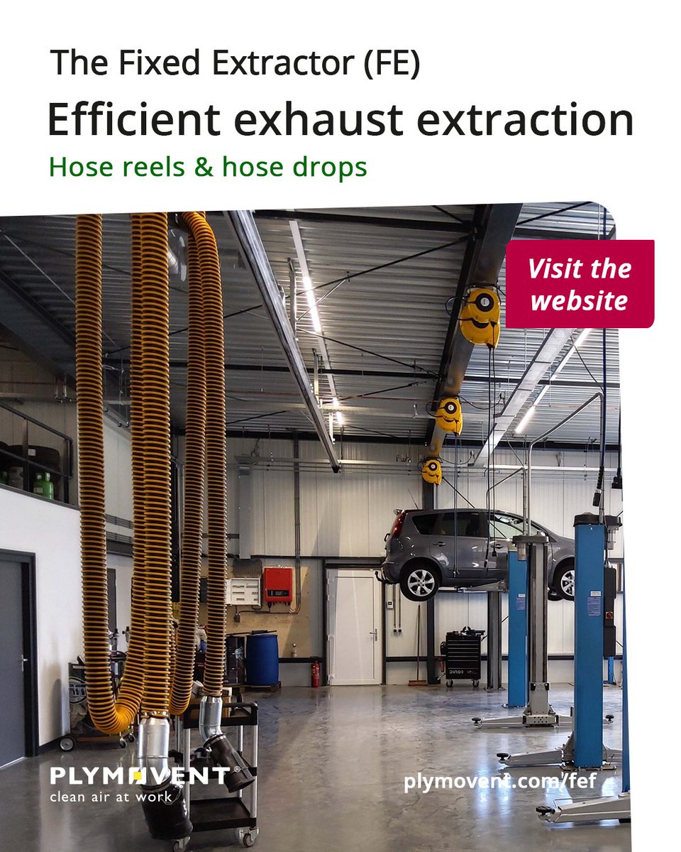 The basic design of the FE &amp; FEF can cope w/any vehicle application. W/a number of options, you can determine the complexity of your system to suit your budget, all while ensuring that hazardous exhaust fumes don't pose a risk for persons in the work area plymovent.com/us/products/fi…