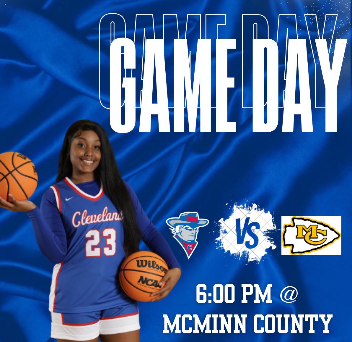 🏀🔵GAMEDAY🔵🏀

5-4A District Matchup

🆚 McMinn Co
🕕 JV 3:30| V 6:00
📍 MCHS