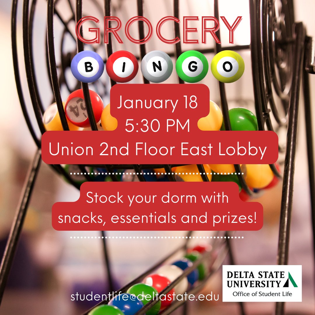B-I-N-G-O! Come stock up on your favorite snacks and essentials!