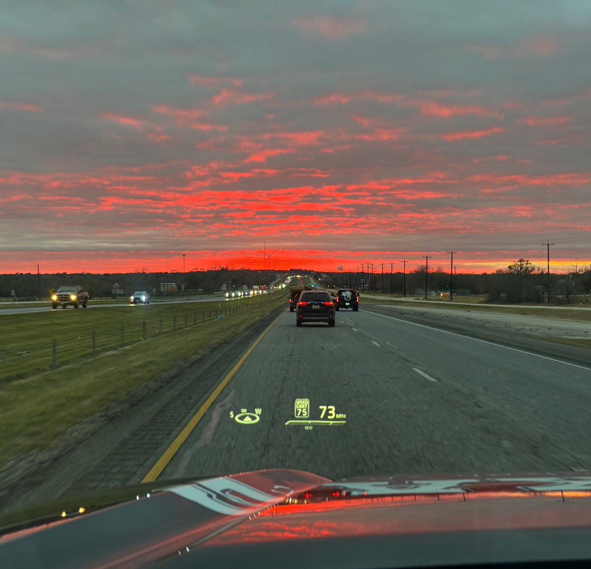 Nothing better than driving into a Texas sunset. God Bless Texas! #thetexasbucketlist #sunset #ontheroad