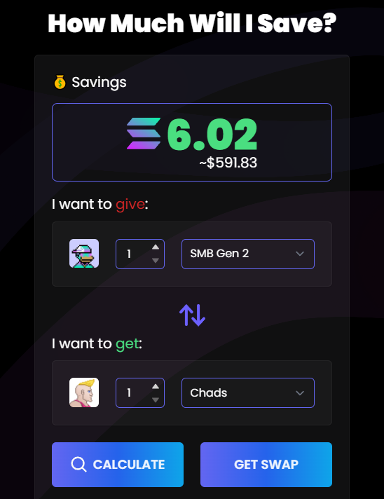 tulle_ai's tweet photo. 🚀 Big news! Launching 1/15, our new Collection Swap tool is set to revolutionize Solana NFT trading.

With NeoSwap, you'll save significantly on SOL by avoiding double-spread crossing. Get ready for a smarter trading experience this Monday! https://t.co/MZ0z1GdJXx