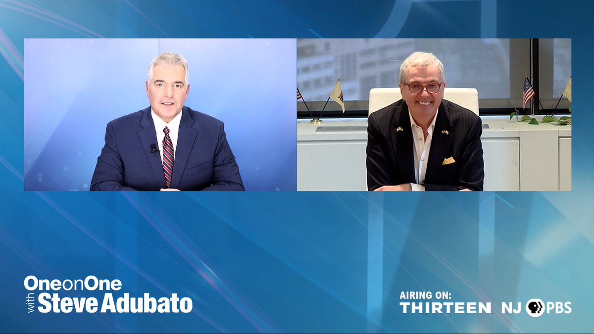 ICYMI: @Govmurphy discusses the future of clean energy, @NJTRANSIT, the state of our democracy, New Jersey’s fiscal picture, and First Lady @TammyMurphy’s run for the U.S. Senate.

This weekend on One-on-One:
Sat. 7a on @myNJPBS; 7:30a on @thirteenWNET 
Sun. 11a on @myNJPBS