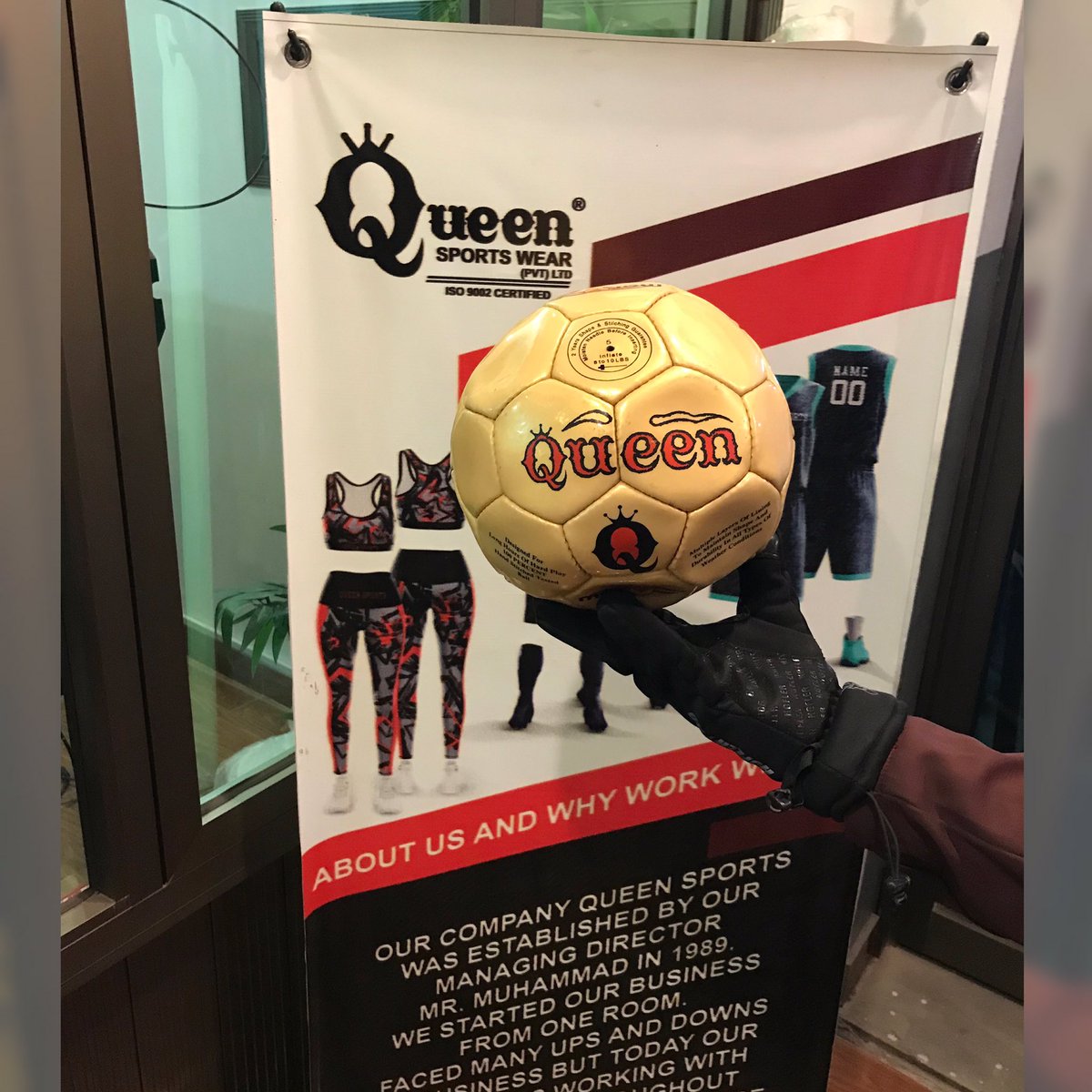 Football ⚽️ 🥅 
Queen Sports PVT Ltd
