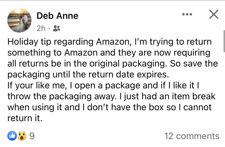 eclectico75's tweet image. #amazonreturns #amazonadvice