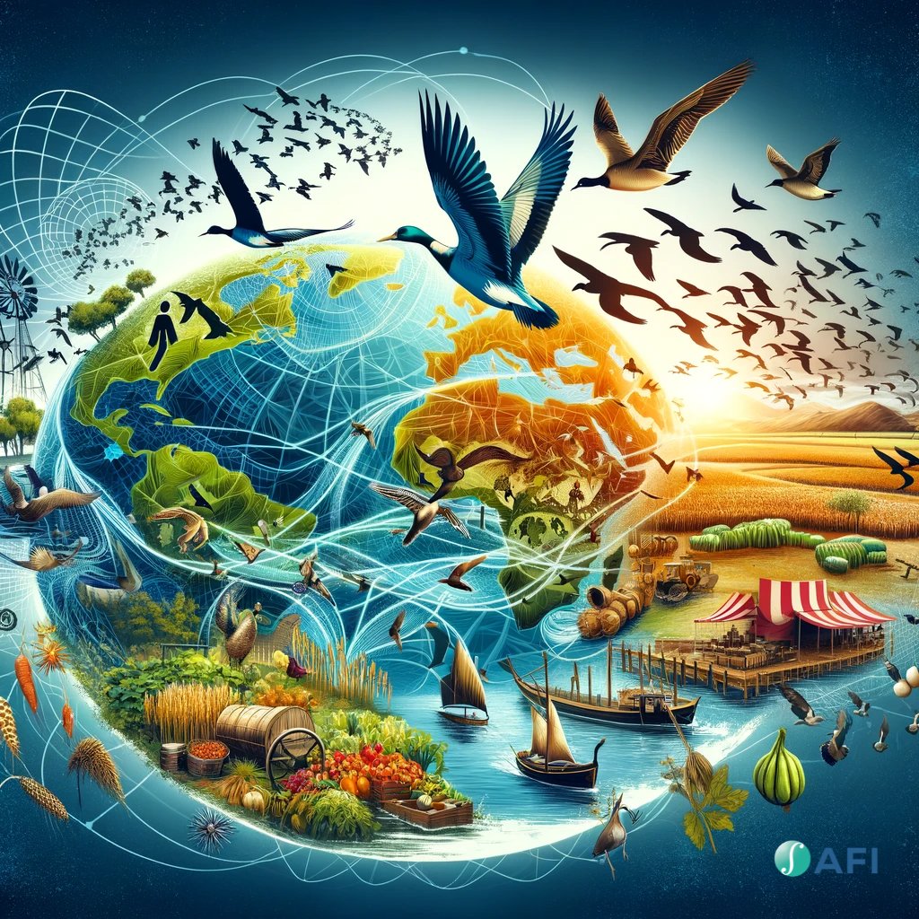 afi_int's tweet photo. Impacto de la Migración de Aves en la Industria Alimentaria 🌍🦅

#InocuidadAlimentaria ✅ #MigraciónDeAves 🕊️ #ProcesamientoAlimentario 🏭 #AgroFoodIntegrity 🌾 #CalidadAlimentaria 🌟 https://t.co/t7Ffsin0tI