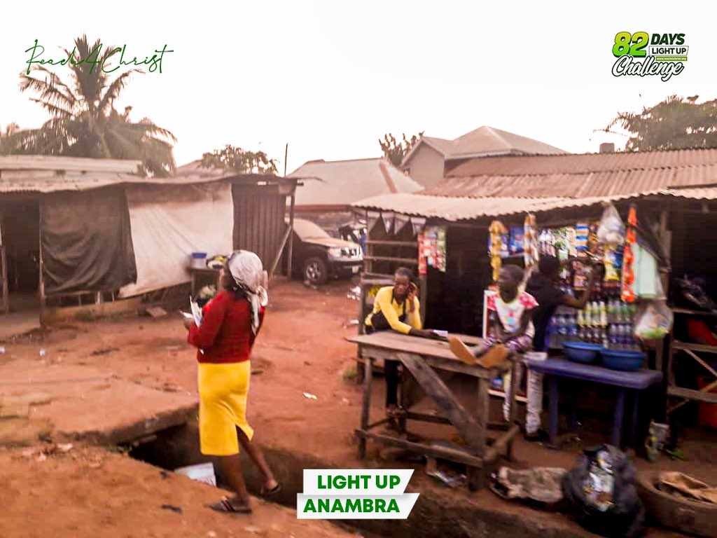 Celebrating the triumph of Lightbearers in Anambra State, Nigeria! Hearts touched, souls illuminated, and the Gospel shared fervently.

Watch as our mission unfolds, echoing the teachings of Matthew 28:19-20.

#Reach4Christ #ShineTheLight #82DaysLightUpChallenge