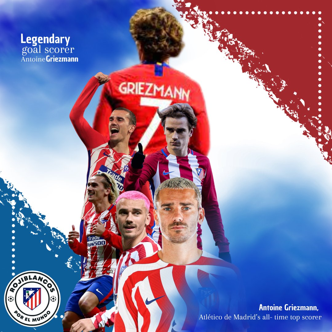 𝐓𝐄𝐒𝐓𝐈𝐆𝐎𝐒 𝐃𝐄 𝐋𝐀 𝐇𝐈𝐒𝐓𝐎𝐑𝐈𝐀.
¡MÁXIMO GOLEADOR DE LA HISTORIA DEL CLUB!
#goleadordeleyenda #atleticomadrid #Griezmann #orgullocolchonero