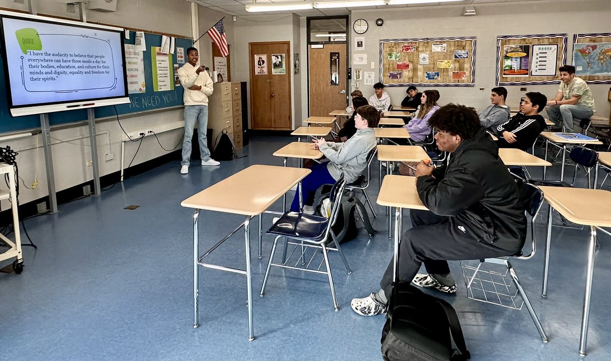 bmchsd's tweet photo. Education about Dr. Martin Luther King, Jr.’s legacy and how students can make an impact themselves continues on our annual districtwide Day of Service. #onevoiceonemessage https://t.co/sftYcjqtYX