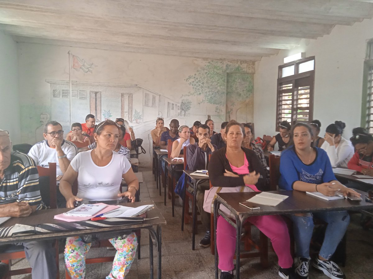 Realizamos el Balance Anual de los Indicadores del año 2023 y se analizan las Proyecciones de trabajo para el 2024 <a href="/IzquierdoAlons1/">Livan Izquierdo Alonso</a> #MajaguaUnida #CubaMined