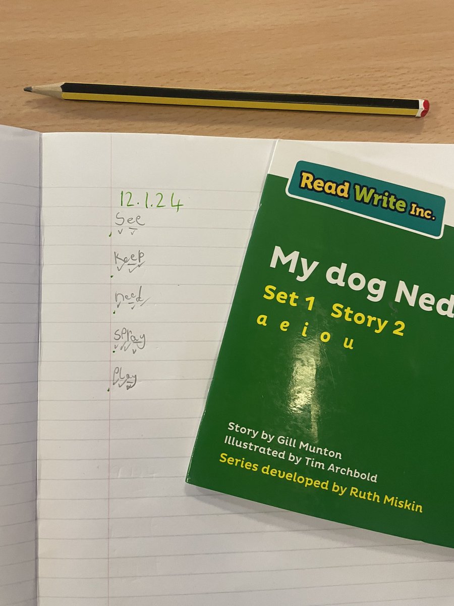 Beautifully presented Year 1 spellings seen today @AtlasAcademy1 @RowenaHackwood <a href="/JoLeishman/">Jo Leishman</a> <a href="/RuthMiskinEdu/">Ruth Miskin Training</a> <a href="/AsmaMaqsoodShah/">Asma Maqsood-Shah FCCT</a> <a href="/KellyHoldswor12/">Kelly Holdsworth</a>