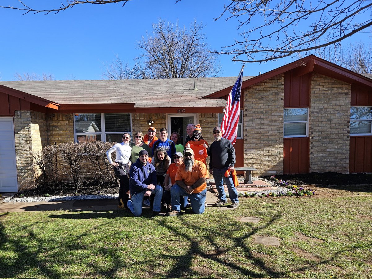 Stephany Vasquez (@stephvasquezsa) on Twitter photo A huge thank you to <a href="/HomeDepotFound/">The Home Depot Foundation</a> for funding this project to improve a veteran's home in our Wichita Falls Community! Special thanks to Jim and the volunteers at City Hope Church, our installer Ray & all the volunteers from #6588 and D216 for making a difference! <a href="/DaveRebtoy/">Dave Rebtoy</a> A huge thank you to <a href="/HomeDepotFound/">The Home Depot Foundation</a> for funding this project to improve a veteran's home in our Wichita Falls Community! Special thanks to Jim and the volunteers at City Hope Church, our installer Ray & all the volunteers from #6588 and D216 for making a difference! <a href="/DaveRebtoy/">Dave Rebtoy</a>
