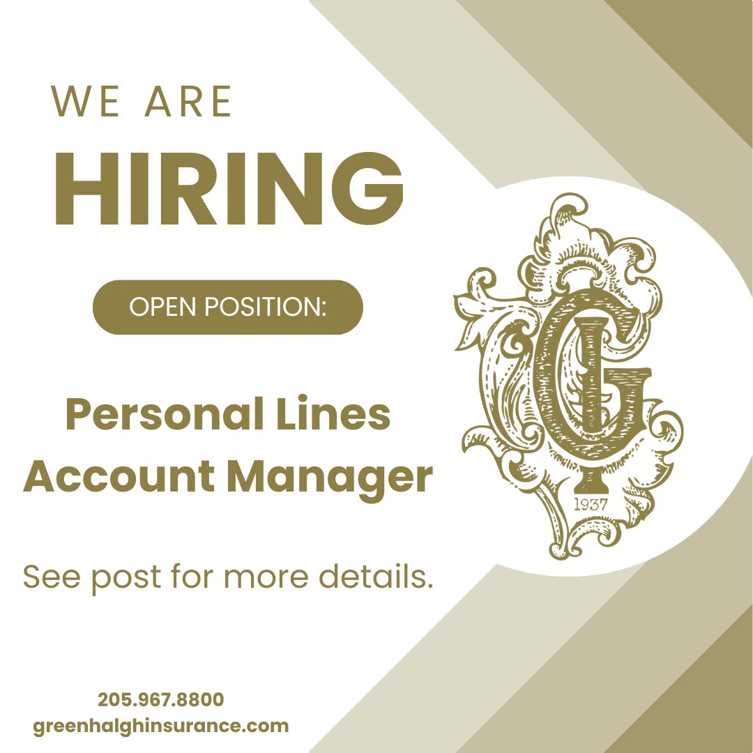 Greenhalgh is growing! 

Head to our Facebook page or Instagram for more details. 

Follow the link below to apply. 

platform.totalcsr.com/apply/a02Ro000…