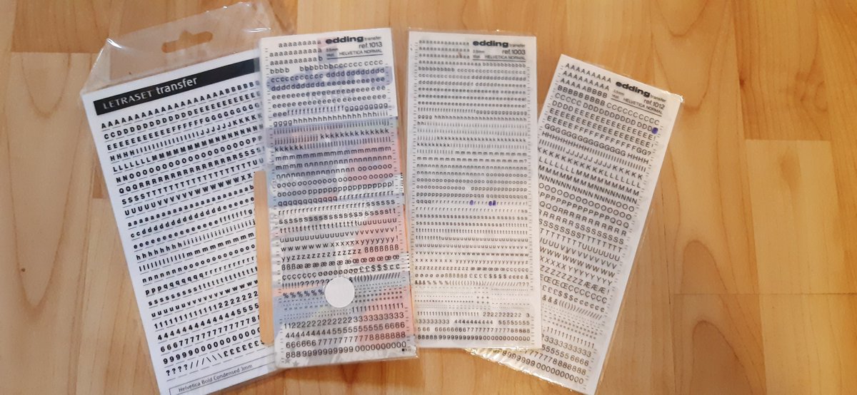 AngleseyHist's tweet image. I ran across these tidying up the office. Who here ever used #Letraset ? #flashbackfriday #BeforeComputers #AncientHistory #IFeelOld #ButItIsFasterToday