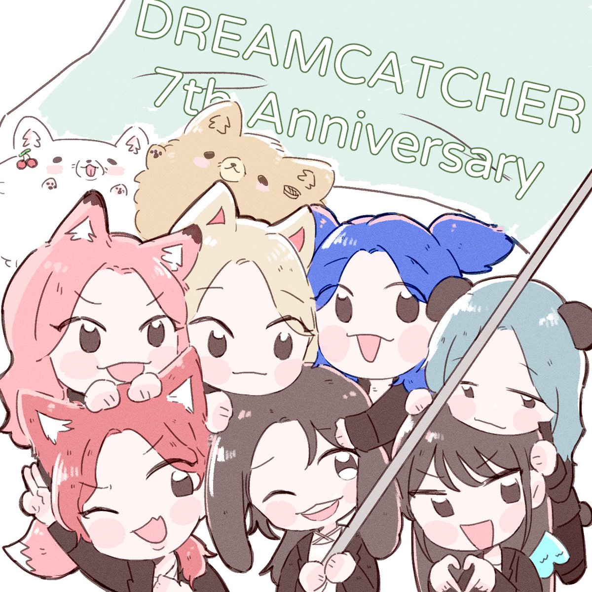 #Dreamcatcher #꿈둥이들_7주년_축하해 #Happy_Dreamcatcher_Day
