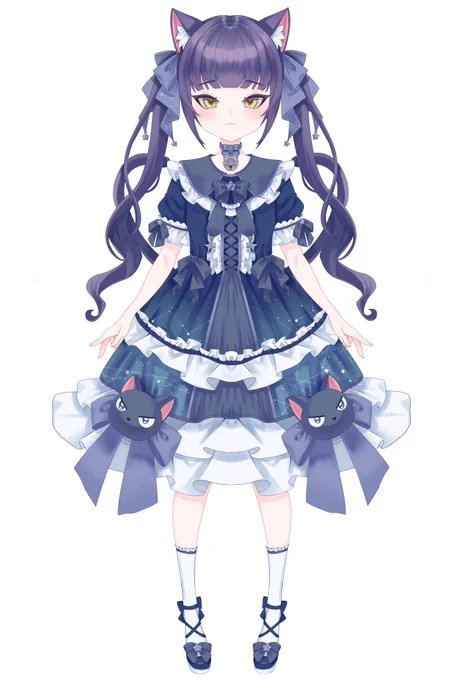 2月の終わりまでにはこの猫娘を動かせるようにして里親さん探し(俗にいうLive2D有料販売)をしたい… 折角可愛く出来たし良い巡り合わせがあると良いなぁ #Vtuber魂募集