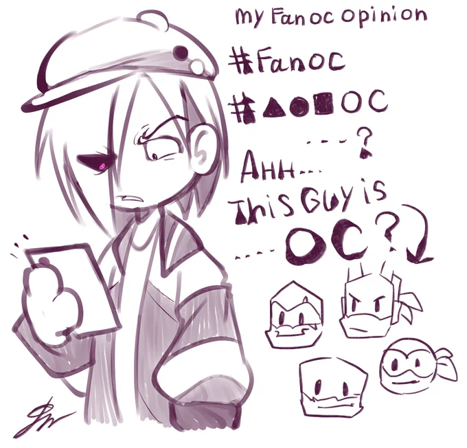 If you are tagging your OC, you should first make sure it is handled properly and how you want it to be handled.
I am tired of so many people tagging "OC" on fanarts that are only canon characters. 