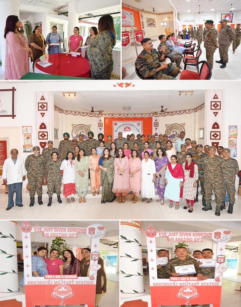 AN_Command's tweet photo. "A drop of you is an ocean for someone else".
#Armycomponent #ANC as part of #ArmyDay2024 in collaboration with Govt GB Pant Hospital organised a Blood Donation camp at Brichgunj Military Station.
#ArmyDay2024
@adgpi
@HQ_IDS_India https://t.co/k2caorNJnl
