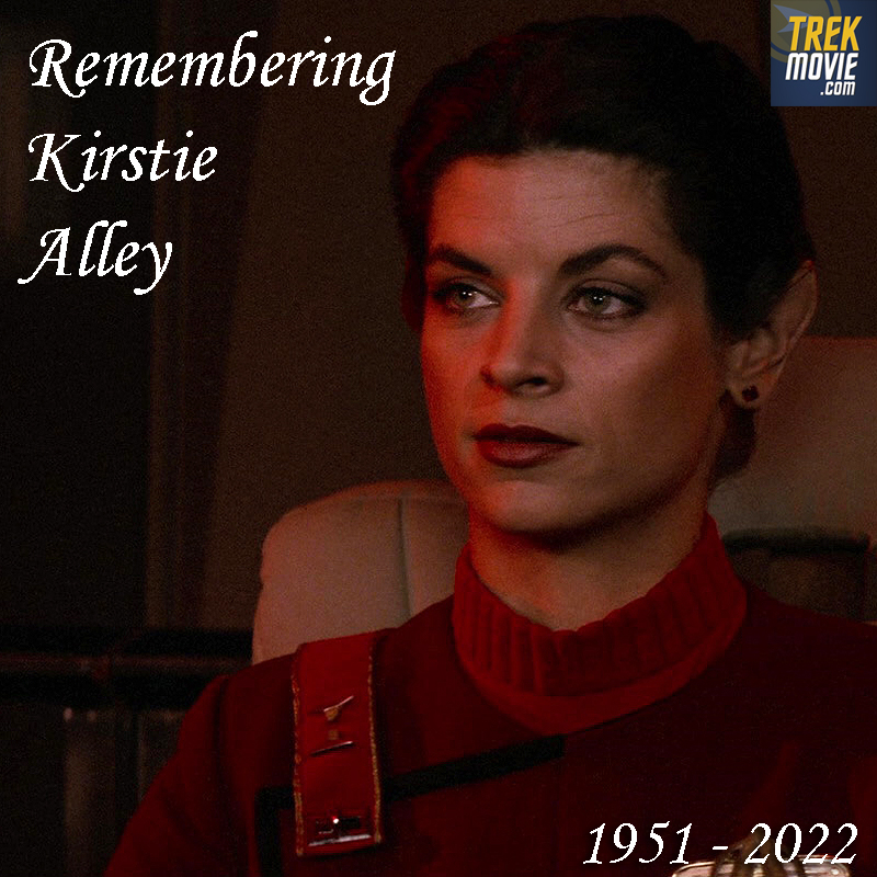 TrekMovie's tweet photo. On her birthday, remembering Kirstie Alley, who played Saavik in the feature film Star Trek II: The Wrath of Khan.
#StarTrek https://t.co/jA6bN8j5PY
