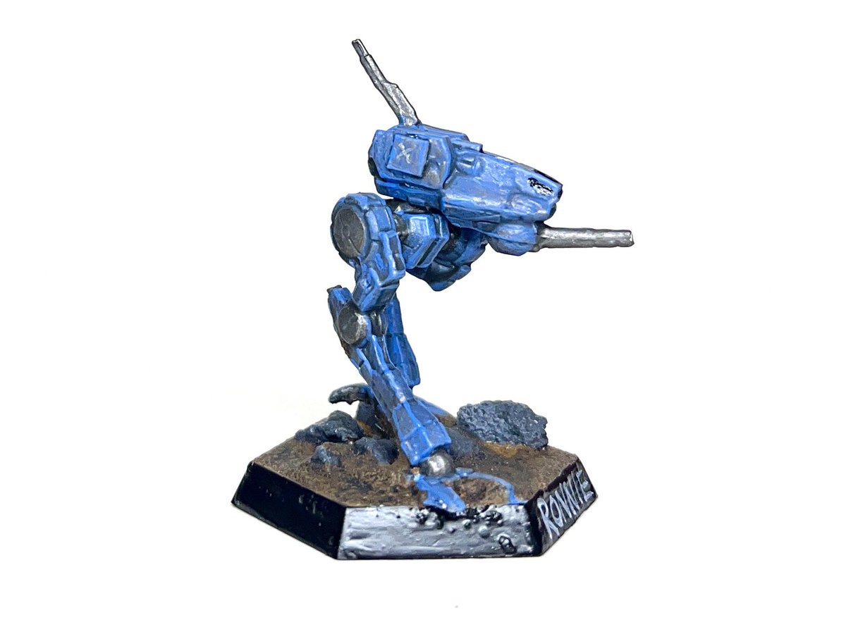 blundertross's tweet photo. Gotta go fast!

Ronnie Bowman’s insanely customised Locust (the Go-cust) loses the arms and MG ammo, dropping weight and increasing speed by 25%! She’s a top contender for Best Girl in my #Battletech fic, So Much for Second Chances 😉

#miniaturepainting #SMfSC https://t.co/FSbq1PYKqp