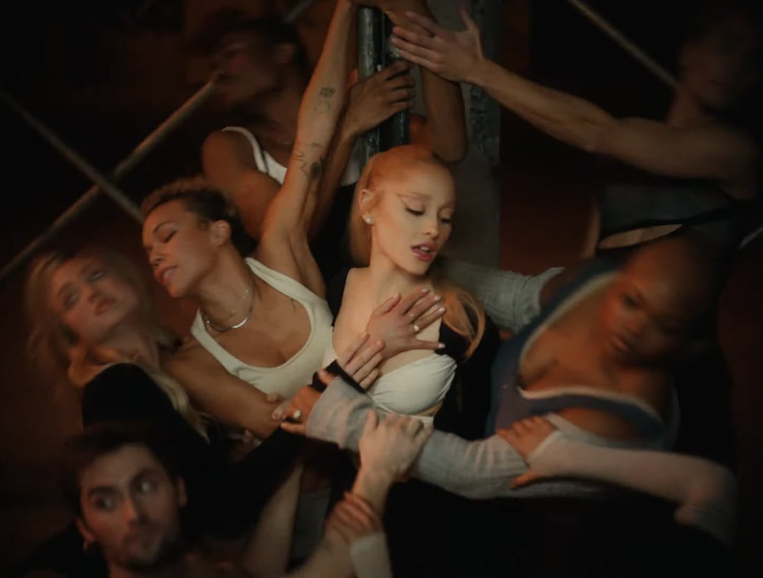 PopCrave's tweet photo. Ariana Grande in the “yes, and?” music video. https://t.co/RKwdaWbdFC