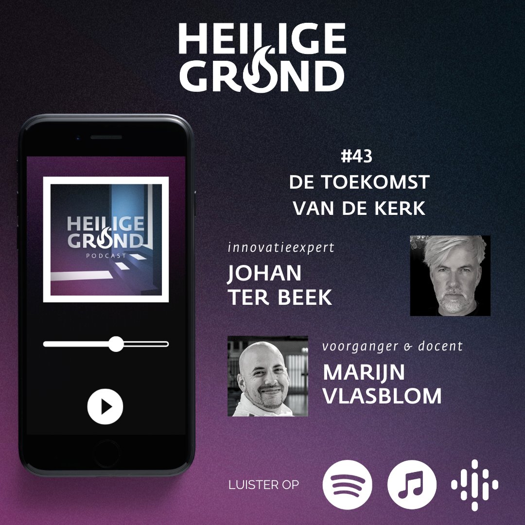 HeiligeGrond's tweet photo. In deze aflevering van Heilige Grond een gesprek over de toekomst van de kerk met Johan ter Beek en Marijn Vlasblom.

Luister in je favoriete podcastapp of via: https://t.co/eWRFpQBLcX https://t.co/zhBcNRaGM1