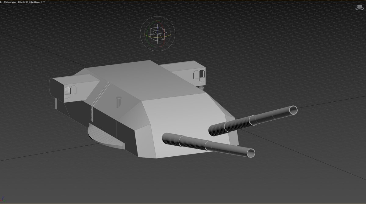 First 3D moddle of a navy turret i made!
German WWII 380mm/52 SK C/34