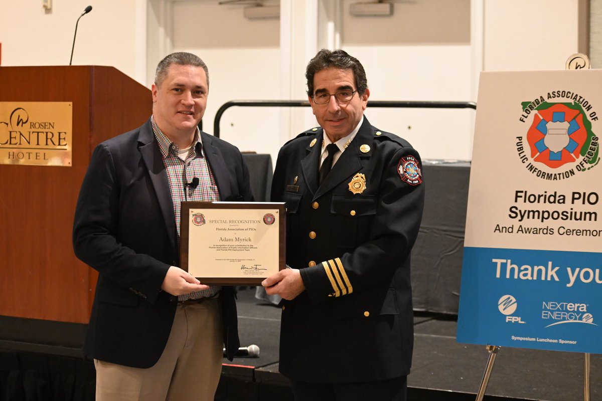 FloridaPIOs's tweet photo. Thank you @AdamThePIO of @LCSD_News for sharing “Getting it Write” at the 2024 Florida PIO Symposium at @floridafirecon.
#FAPIO24 https://t.co/IlFSq0yMMg