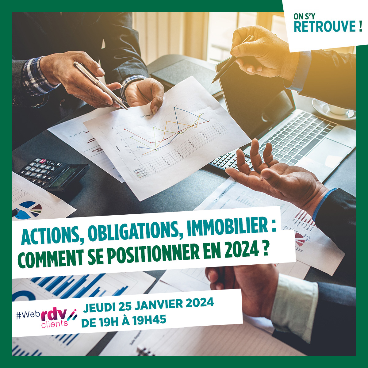 🔔 #WebRDV | Ne manquez pas le prochain #WebRDV du 25 janvier à 19h, où les experts d’<a href="/Amundi_FR/">Amundi</a> et <a href="/Cpr_Am/">CPR Asset Management</a> partageront leurs analyses sur les dernières tendances des marchés financiers en 2024. Pour s’inscrire ➡ credit-agricole.canalchat.fr/2024/1/?pk_cam…