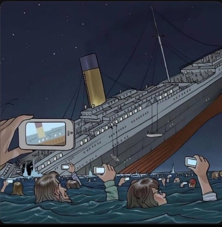 crespo_obioma's tweet photo. If Titanic sank today. Incredible https://t.co/7UkJDU7rWZ