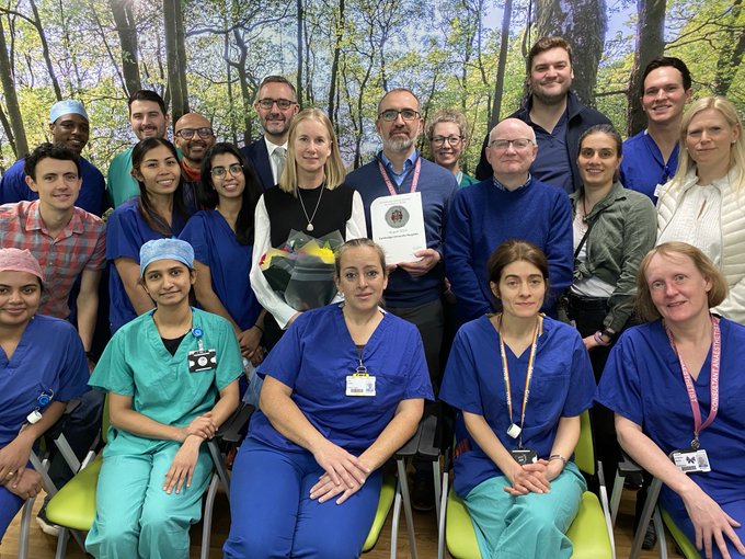 Congratulations to the anaesthesia team at @CUH_NHS for achieving Anaesthesia Clinical Services Accreditation (ACSA). To receive accreditation, departments must demonstrate high standards in patient experience, safety and clinical leadership.  ow.ly/3XSP50QqoXS