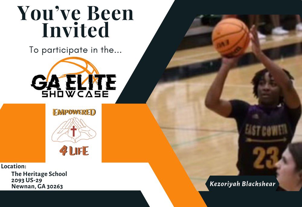 Kezoriyah Blackshear (@1k_kezoriyah) on Twitter photo I’m Excited to be attending the #GaEliteShowcase @THS0824 <a href="/TrustGodProcess/">Derrick Teagle</a> <a href="/ECLIndians/">EAST COWETA LADY INDIANS</a> I’m Excited to be attending the #GaEliteShowcase @THS0824 <a href="/TrustGodProcess/">Derrick Teagle</a> <a href="/ECLIndians/">EAST COWETA LADY INDIANS</a>