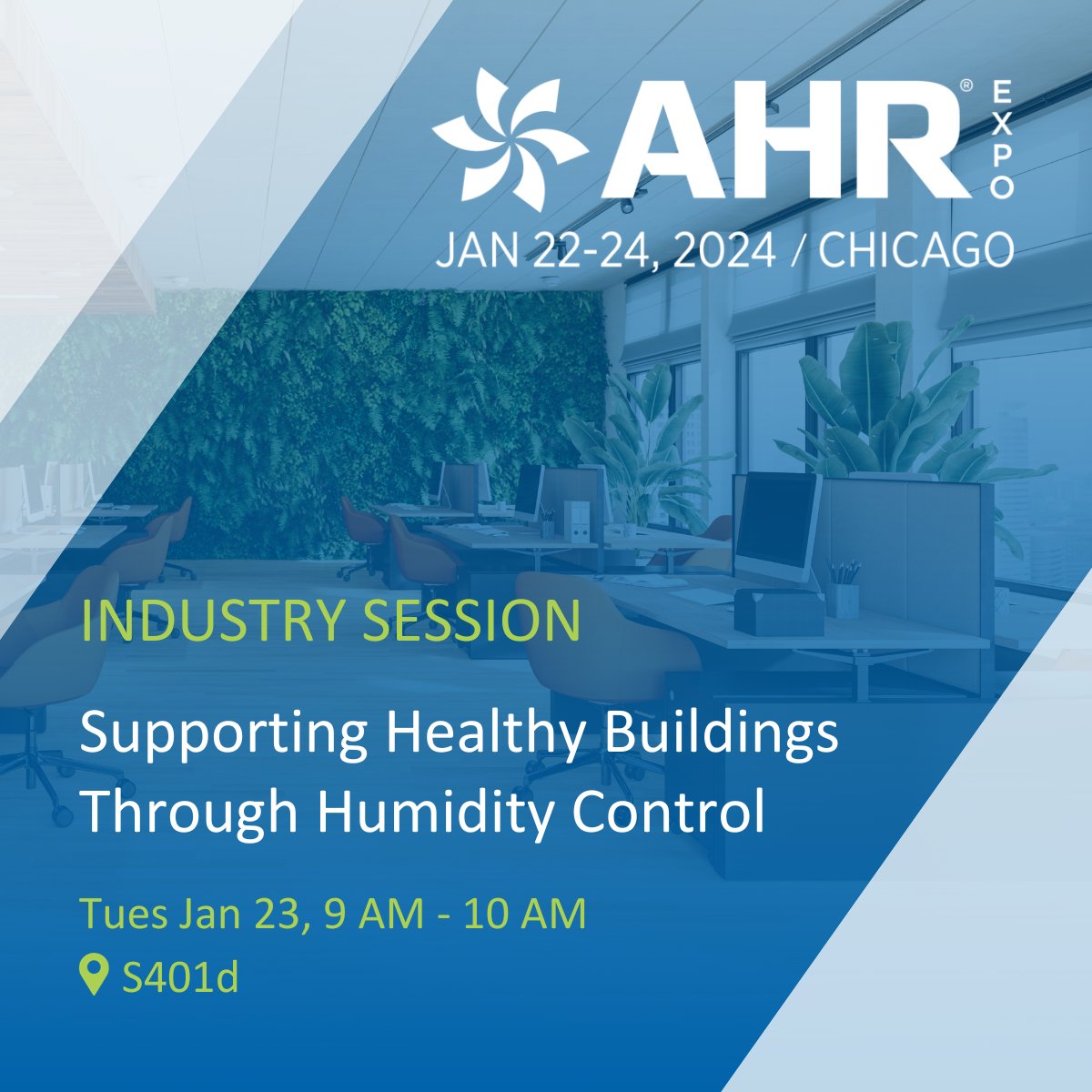 CondairUSACA's tweet photo. Join us at AHR Expo 2024 for "Supporting Healthy Buildings Through Humidity Control."
Go to "My Show Planner" to add this session to your #AHR2024 itinerary: https://t.co/lOup2MOuXo
Be sure to visit Condair in booth S6940
#HumidityForABetterLife #Humidification #HVAC #AHRExpo https://t.co/jtpJ7DqEOc