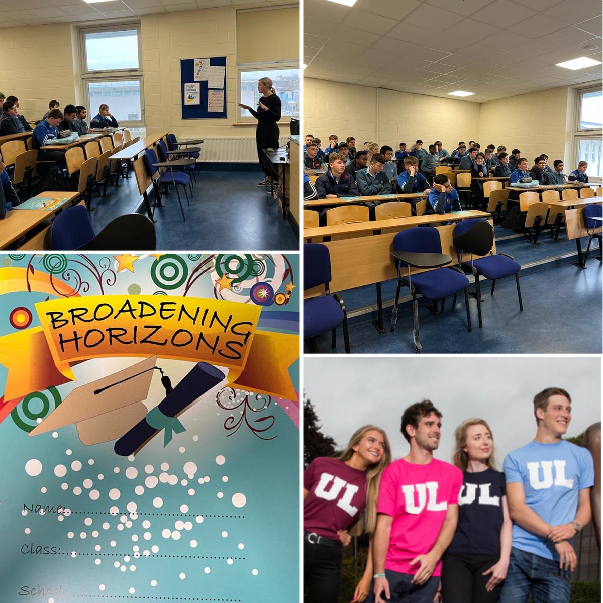 Today, we were delighted to welcome Sorcha Pendergast from UL Access Office to launch the ‘Broadening Horizons’ programme. 3rd Year students will learn about the LC Points System, College entry requirements and how to research college courses. @access_ul