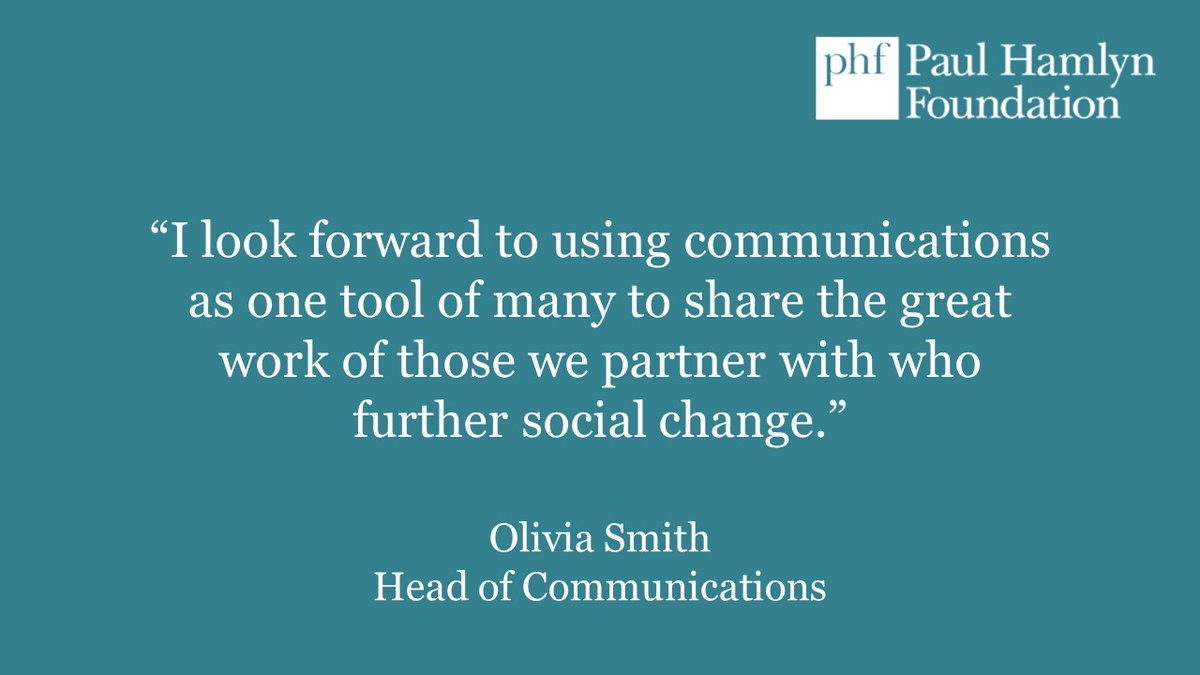 Paul Hamlyn Foundation tweet media
