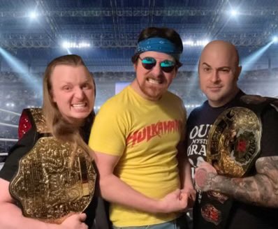 SanitariumProd's tweet photo. We have returned to the Mad House!  The doctors are in and we have two new episodes in the Loomis Room and some old tapes to review and release.  Here’s some vague pics of what we discussed. What could it be?!?!??  Stay crazy!
#podcast #80s #80smusic #wrestling https://t.co/BMyBcllAef