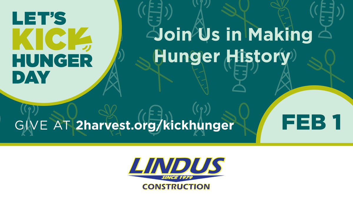 LindusCon's tweet photo. 🌟 We're proud sponsors of the 15th annual #LetsKickHungerDay with @2harvest & @wccoradio on Feb 1.
In 2023, Second Harvest Heartland provided a 128 million meals to neighbors in our region facing hunger.
Make a difference by donating today: https://t.co/zzaCMeu4kQ. https://t.co/lUWO9lyhz9