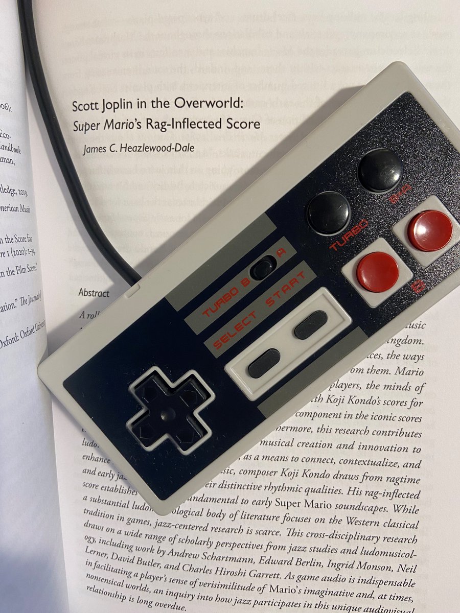 It's a-me, Mario! 🎮In a special issue of Jazz and Culture (6.2) on jazz in screen media, @JDaleHeazlewood (@BrandeisU) investigates the game audio of Mario and ragtime in early Super Mario games, an overlooked part of the iconic score. cc: @MichaelCHeller scholarlypublishingcollective.org/uip/jac/articl…