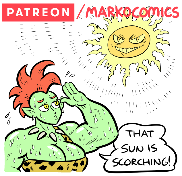 New Orc Warlord GF Patreon exclusive episode is out! Subscribe to read the full comic!