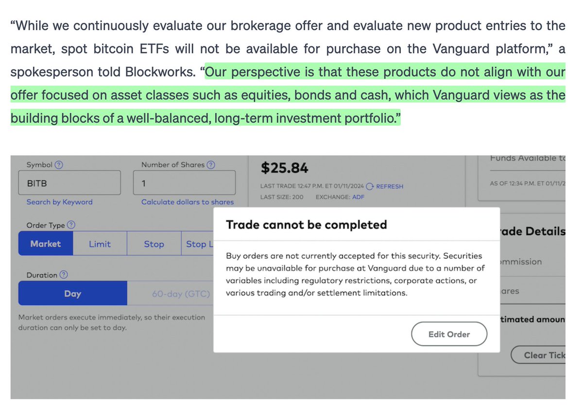 Sad to see the bogleheads lose the plot. Crypto has cash flows, fundamentals, P&Ls, valuation frameworks, indices, and low mgmt fees. We encourage buy, hold, and passive investing. More than compatible w/ boglehead values - they exemplify them - just a new asset class.