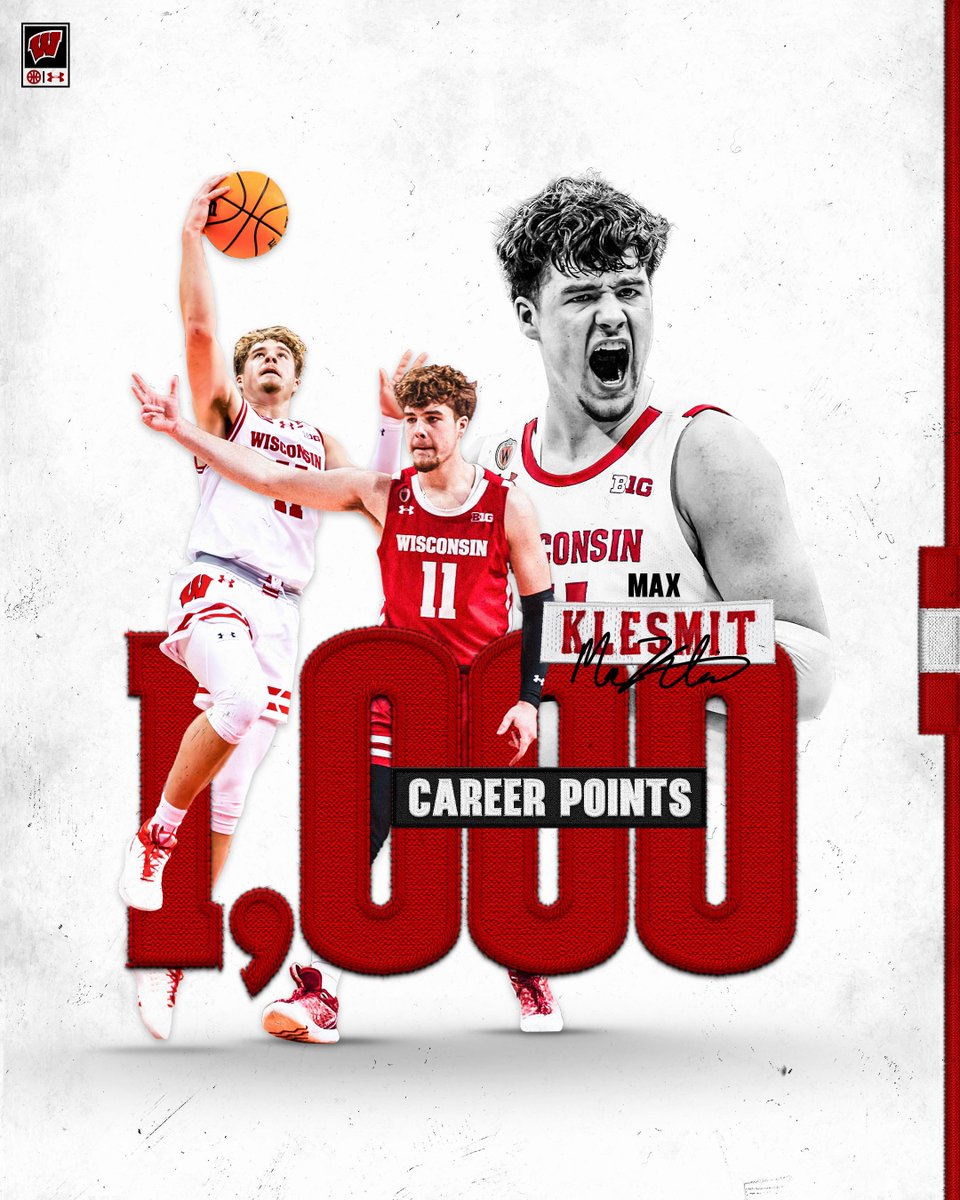 Welcome to the 1K club! 👏

Congrats to Max Klesmit on surpassing 1,000 career points in his last game