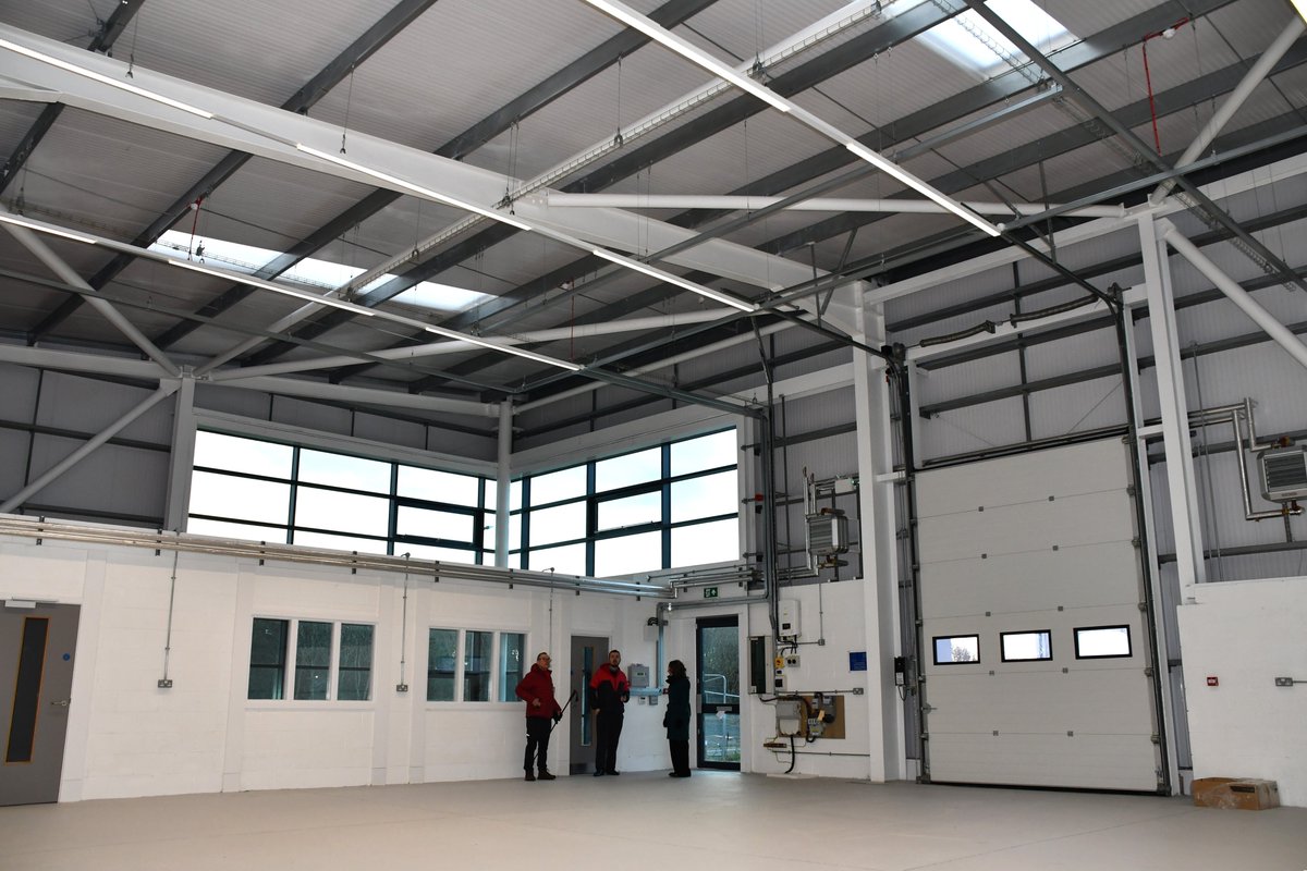 Thirteen new business units have recently been completed & are available for let following the expansion of Holyhead’s Penrhos Industrial Estate. Transformed over the past two years, the site now provides 23 business units. The £6.2 million project was partly funded by the ERDF.