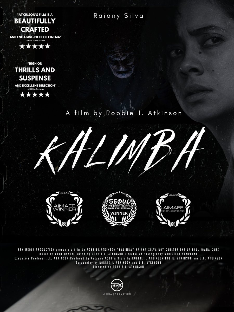 RpxMedia's tweet photo. Cheers to our short psychological horror 'Kalimba' winning 3 awards so far! #FridayVibes https://t.co/ZN0UqWTzzV