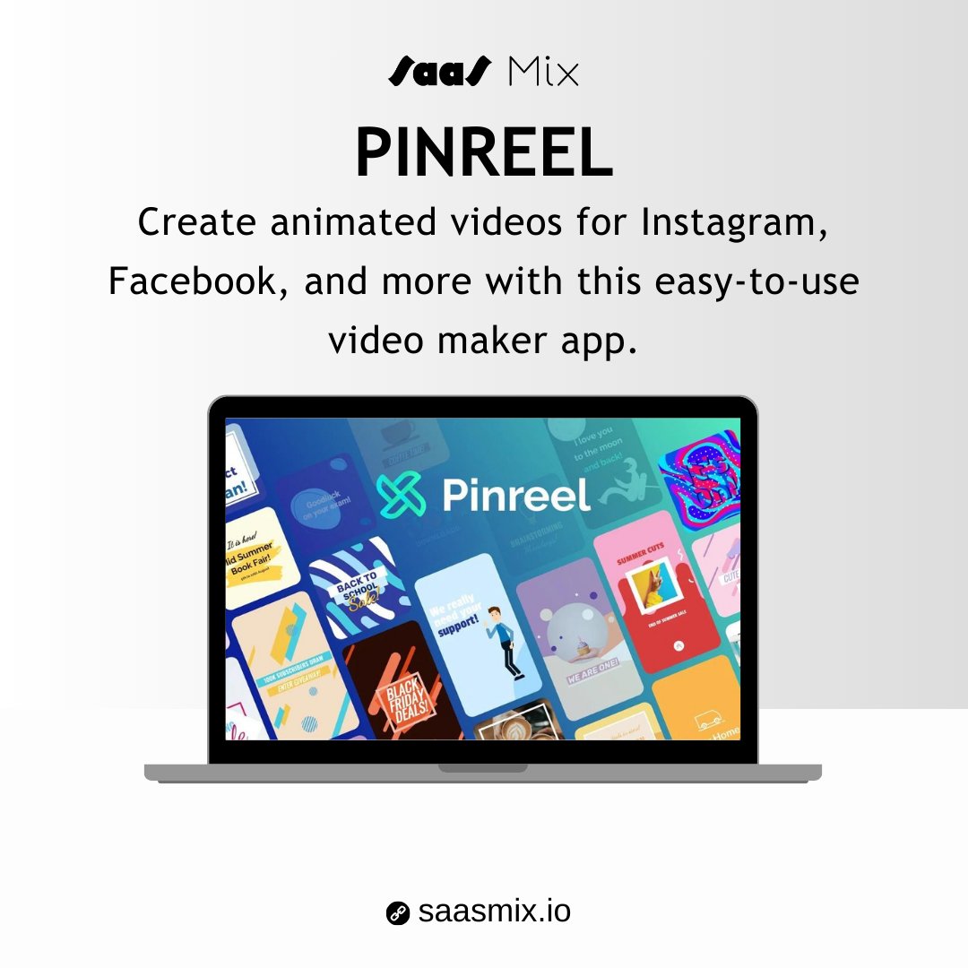 Pinreel is an animated video maker app that allows you to easily create engaging videos for Instagram, Facebook, and other social media platforms.

#AnimatedVideos #Videos #VideoTool #EngagingVideos #SaaSMix