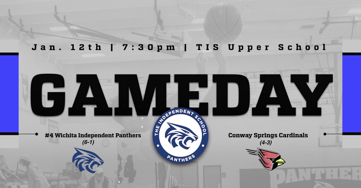 🏀It’s Gameday!!! Let’s Go!!!🏀

📆 January 12th, 2024
⌚️ Junior Varsity - 4:30pm.       
       Varsity - 7:30pm
📍TIS Upper School - Wichita, KS
🆚 Conway Springs 
🎥 NFHS