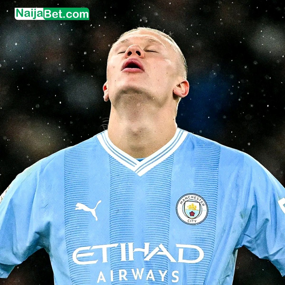 NaijaBet's tweet photo. Pep Guardiola has confirmed that Erling Haaland will NOT feature in Man City's squad against Newcastle ❌🤕

Kevin De Bruyne is fit enough to play 🙌✅

#NaijaBet #FastestPayout Greenwood | 1 BTC | Supreme Court | Malacia | Eniola Badmus | #AFCON2024 | #AFCON2023 | South Africa https://t.co/FDiIYlfzOE