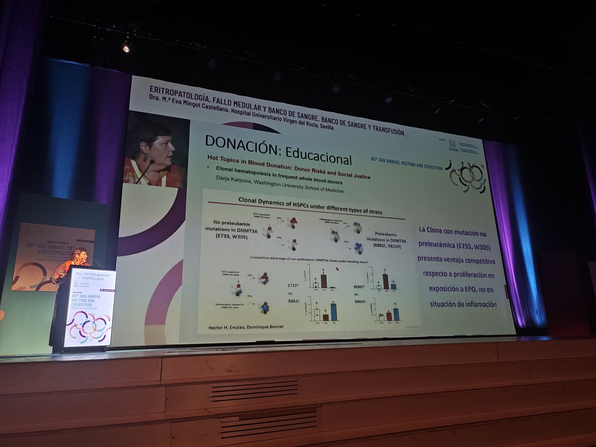 HematoHUVR's tweet image. Nuestros compañeros, el Dr. @salvadorpayan y la Dra. Mingot, han participado hoy en la exposición de conclusiones del congreso de @ASH_hematology, que organiza @sehh_es. Han hablado de #eritropatología, #hierro, #donación y #hemoterapia.
