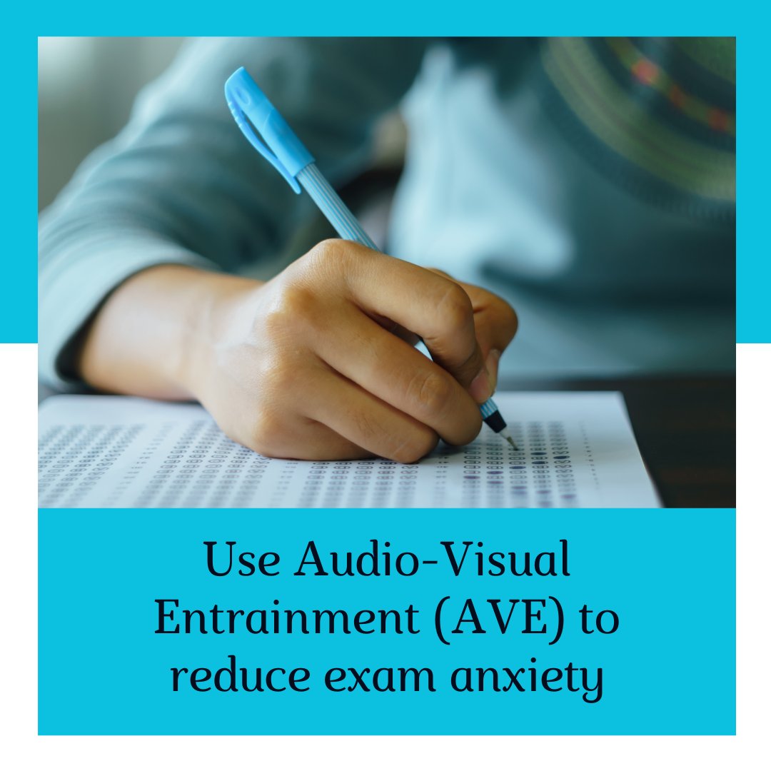 Use Audio-Visual Entrainment (AVE) to reduce exam anxiety. Ace your exams, plus improve your quality of life.

mindalive.com/collections/ac…

#MindAlive #AudioVisualEntrainment #Student #AcademicPerformance #SchoolLifeBalance #TransformLearning #TransformativeTechnology